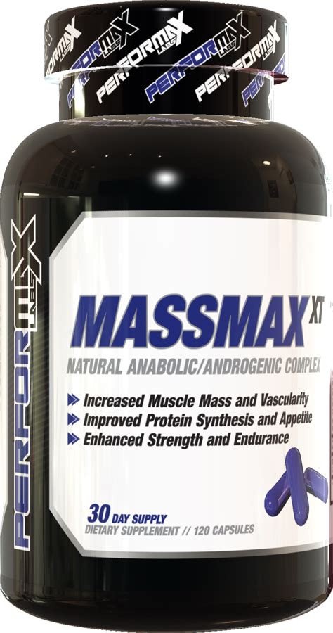 massmax xt|Performax Labs MassMax XT Testosterone Boosting Supplement.